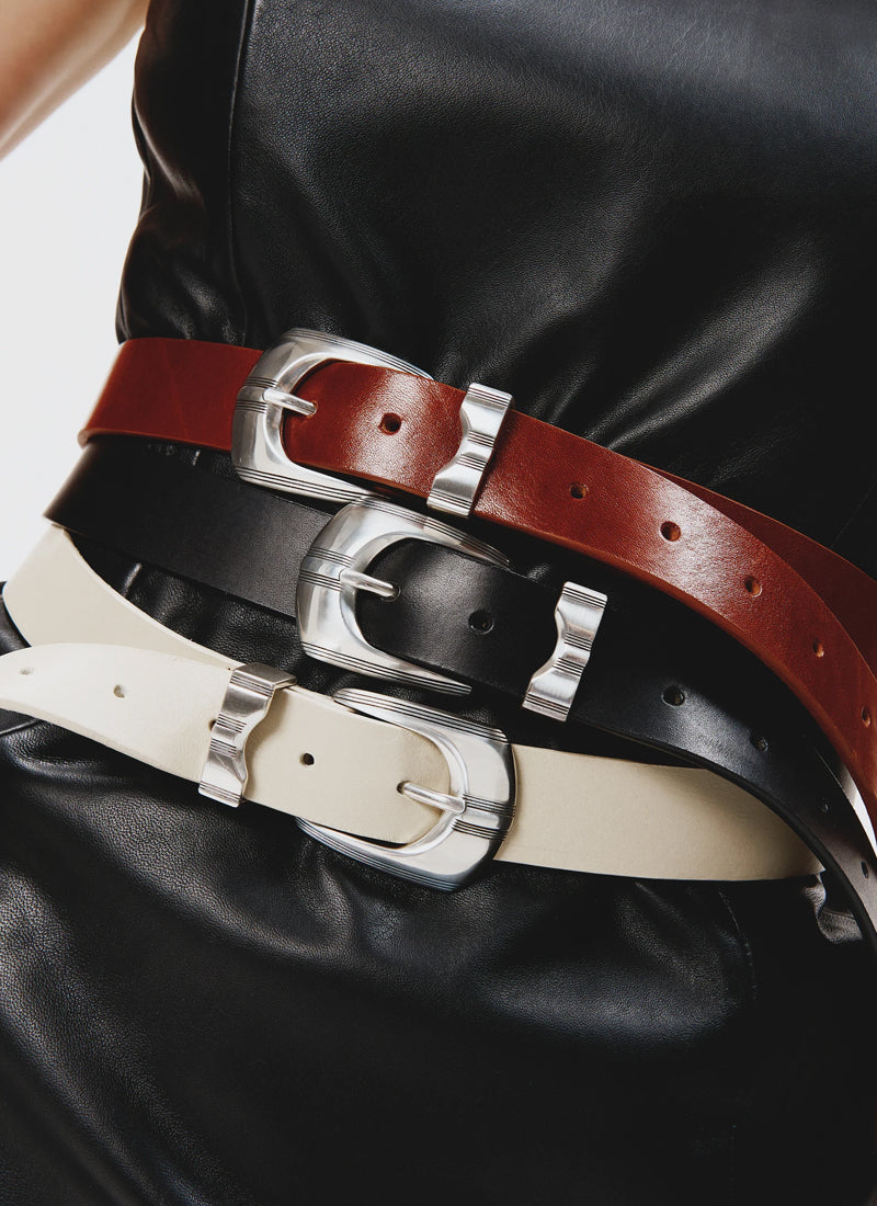  Neve Western Smooth Belt by Black Suede Studio at Andrews 