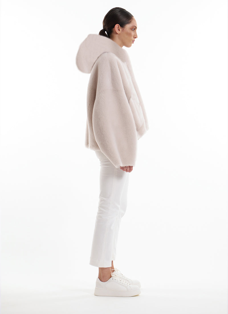  Straight Merino Shearling Jacket by BLANCHA at Andrews 