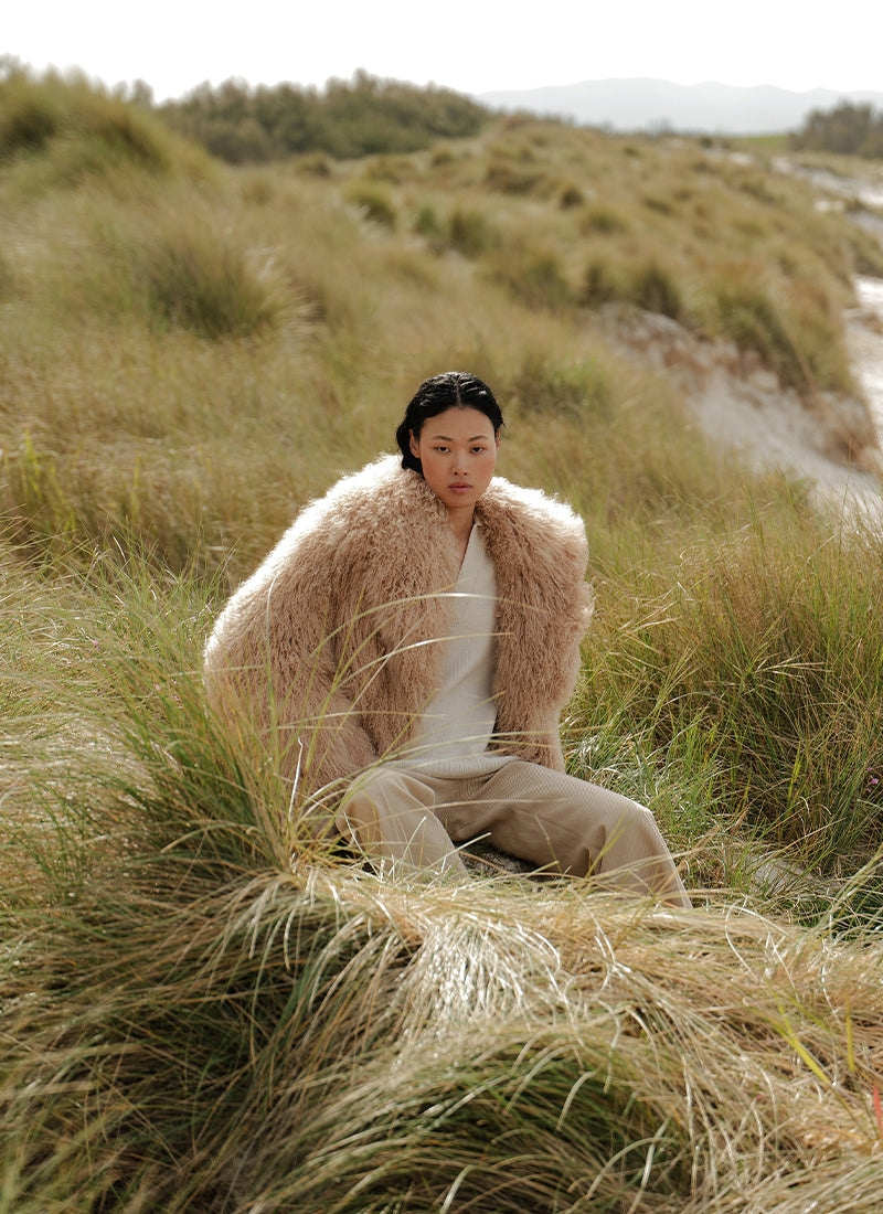BLANCHA Mongolia Shearling Jacket