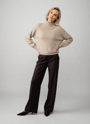 Borgogna Speckle Turtleneck