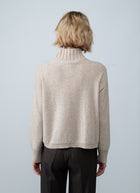 Borgogna Speckle Turtleneck