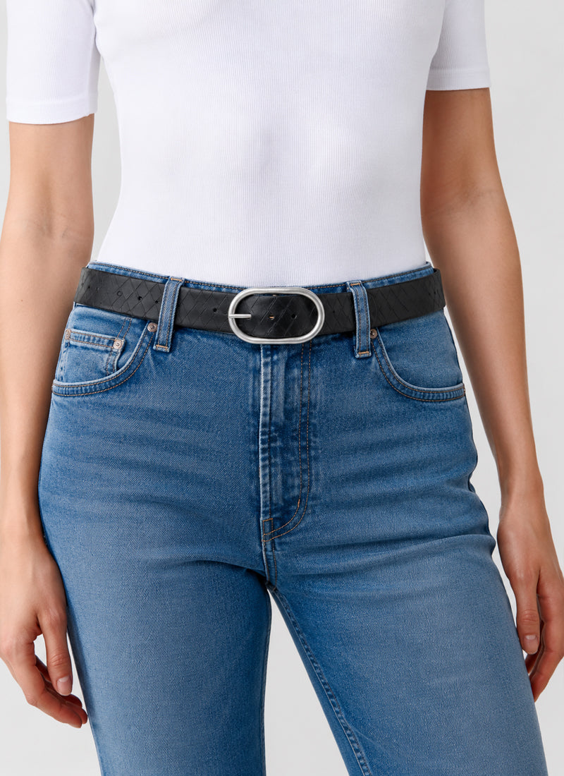 Brave Leather Fia Leather Weave Belt