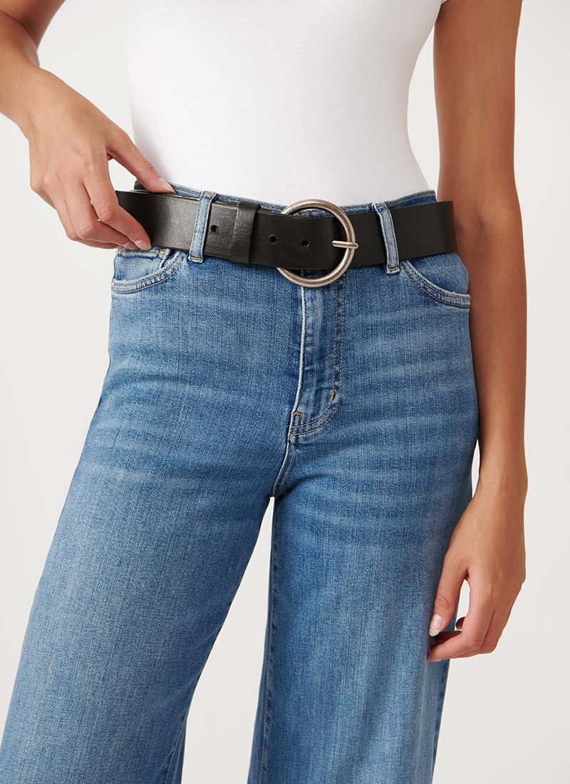 Brave Leather Vika Snake Leather Belt