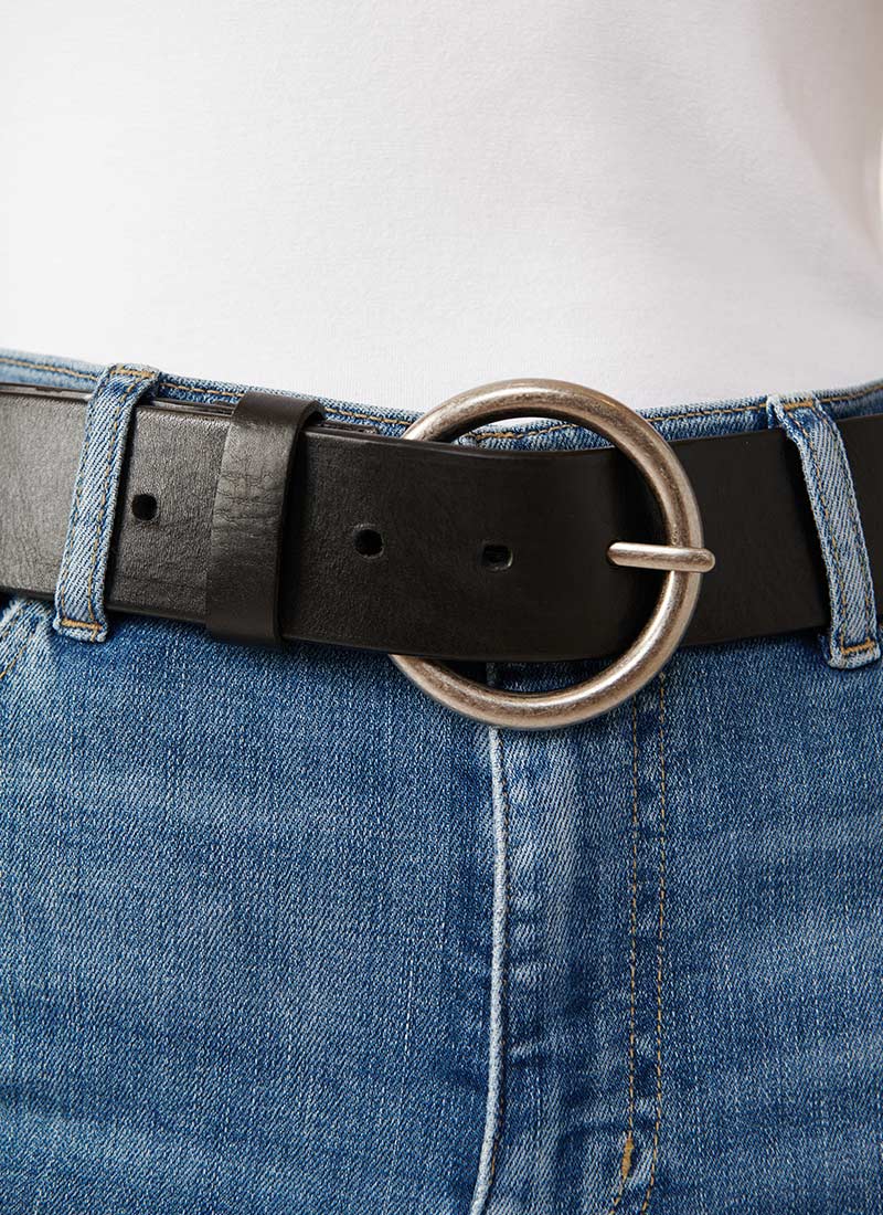 Brave Leather Vika Snake Leather Belt