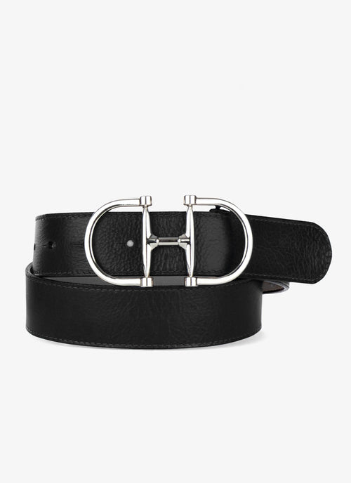 Brave Leather Kasi Pebbled Leather Belt