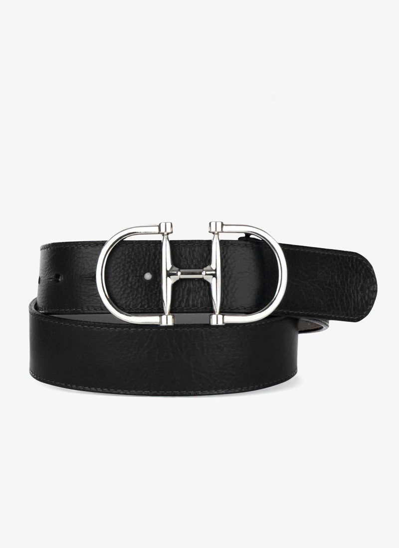 Brave Leather Kasi Pebbled Leather Belt