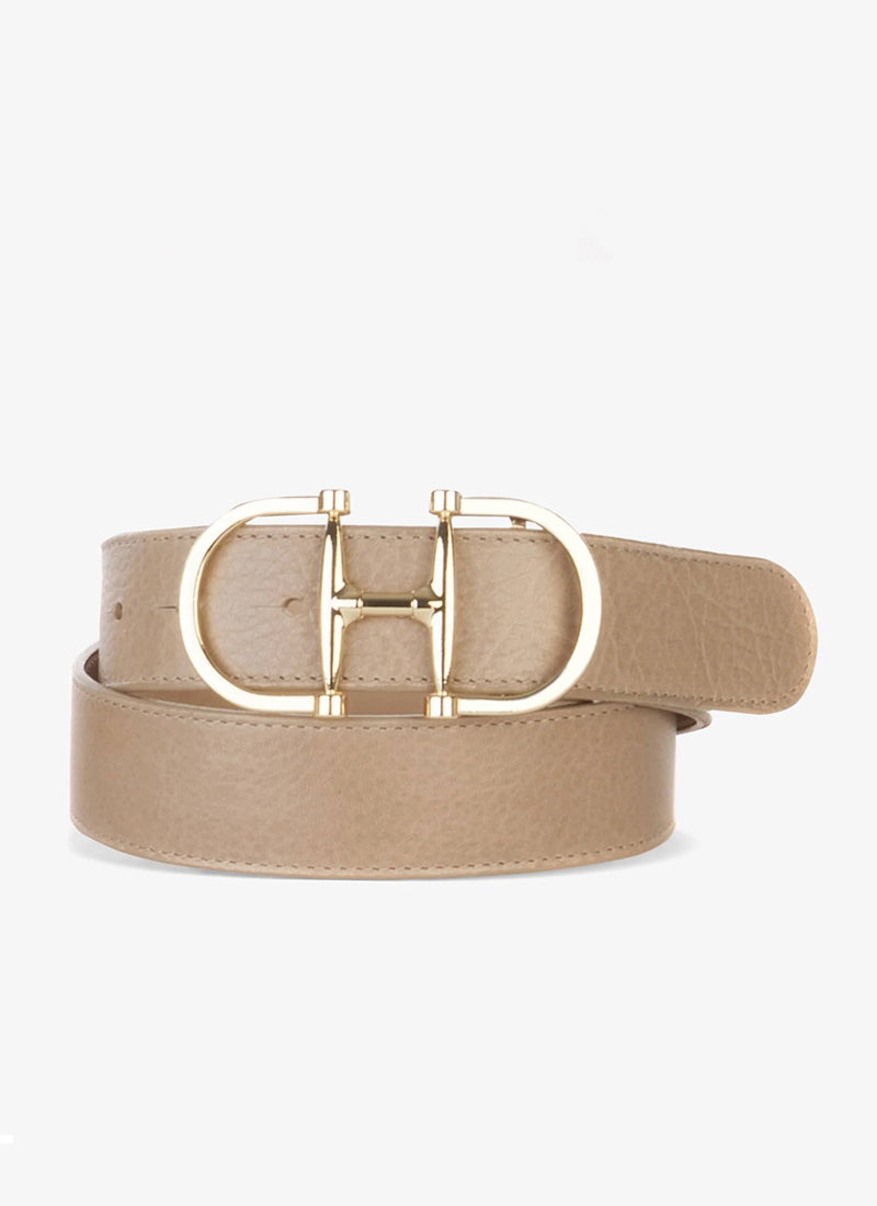 Brave Leather Kasi Pebbled Leather Belt