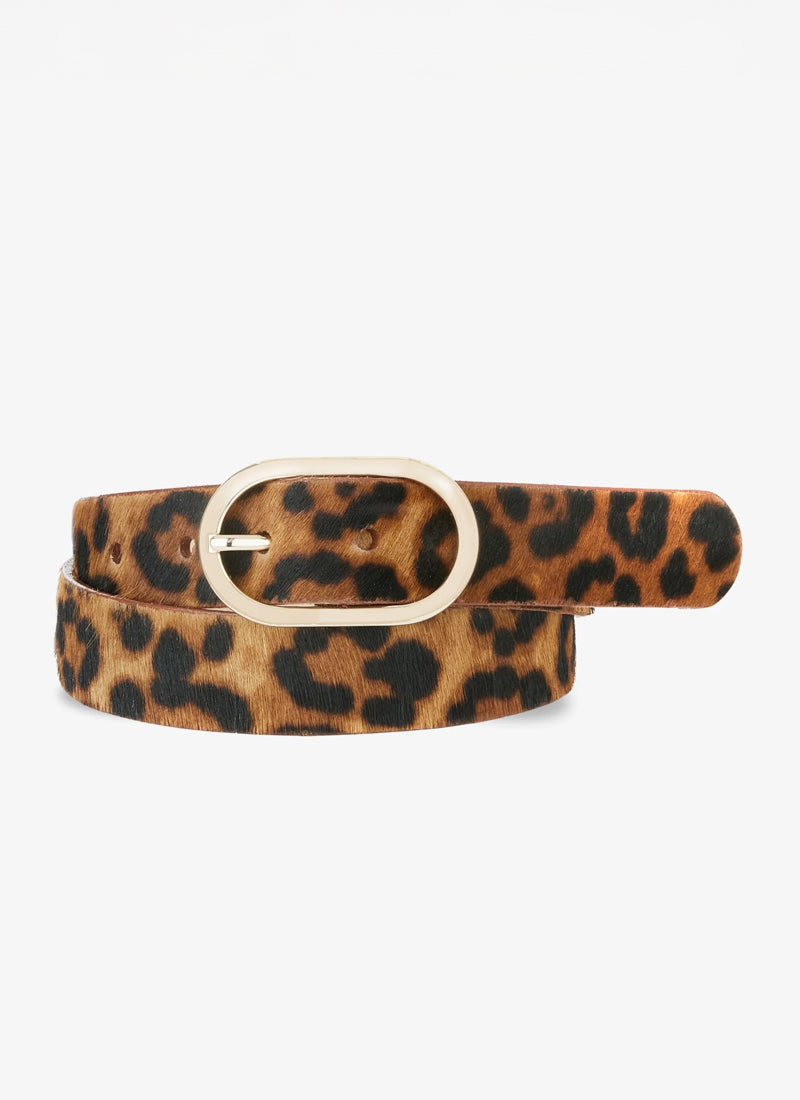 Kezia Leopard Belt by Brave Leather at Andrews