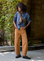 Brennan Corduroy  Barrel Leg Jeans