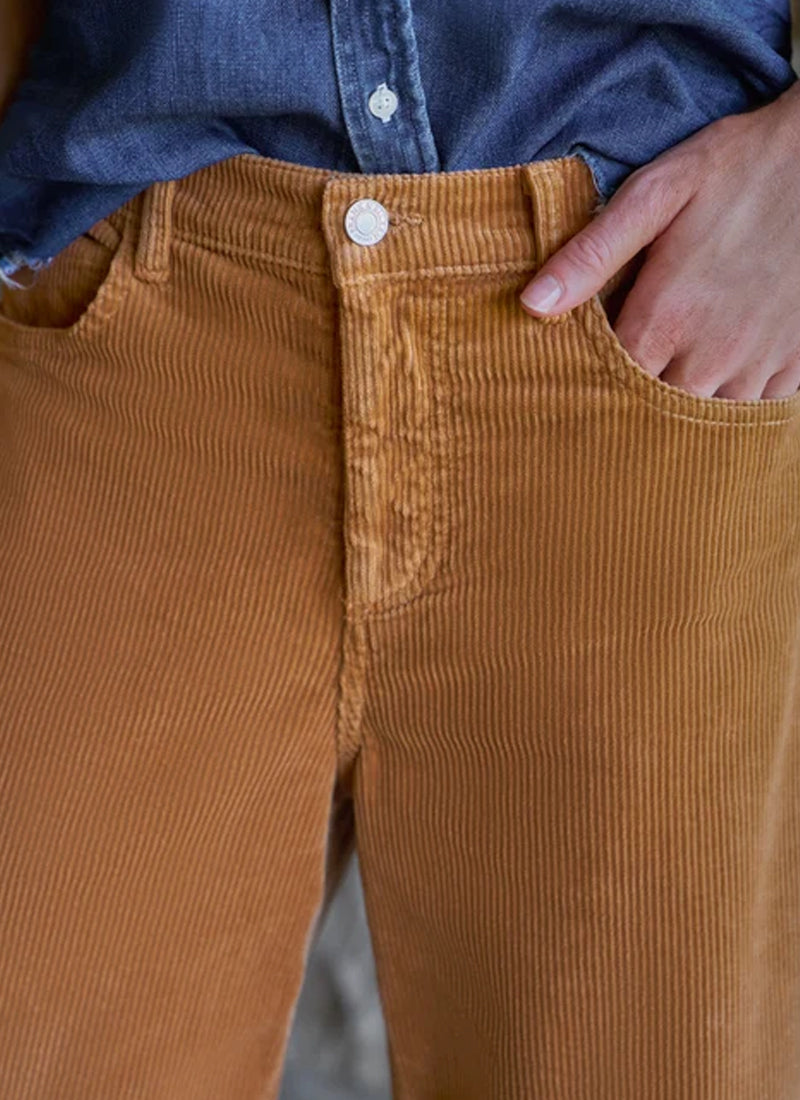 Brennan Corduroy  Barrel Leg Jeans