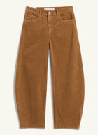 Brennan Corduroy  Barrel Leg Jeans