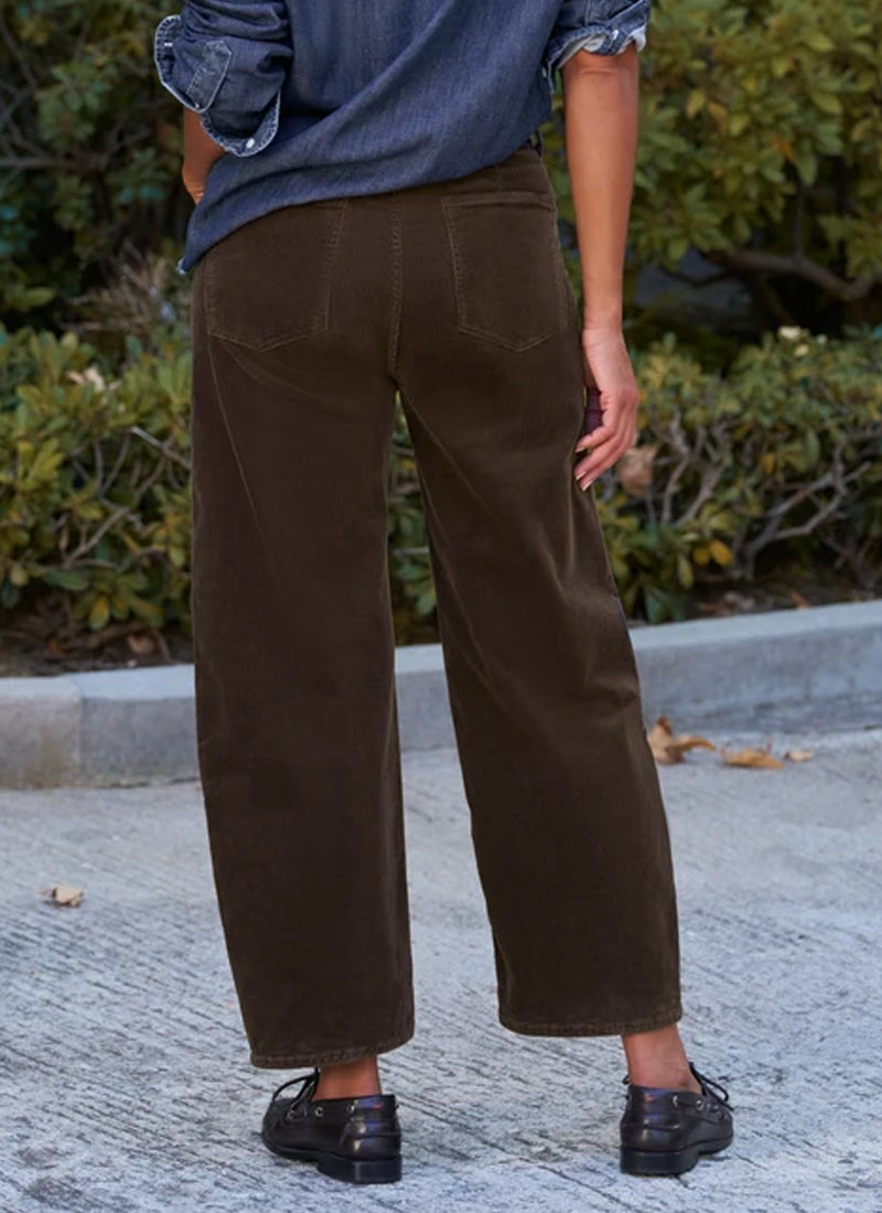Brennan Corduroy  Barrel Leg Jeans