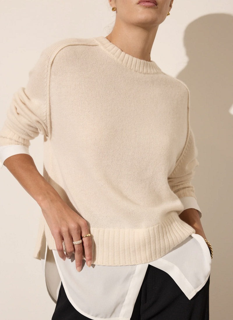 Brochu Walker The Parson Crew Look Sweater