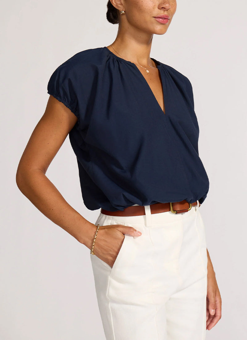 Louie Top in navy by Brochu Walker