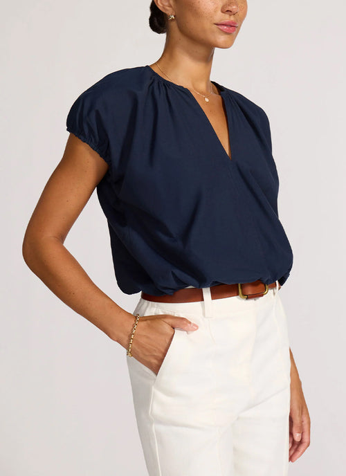 Louie Top in navy by Brochu Walker