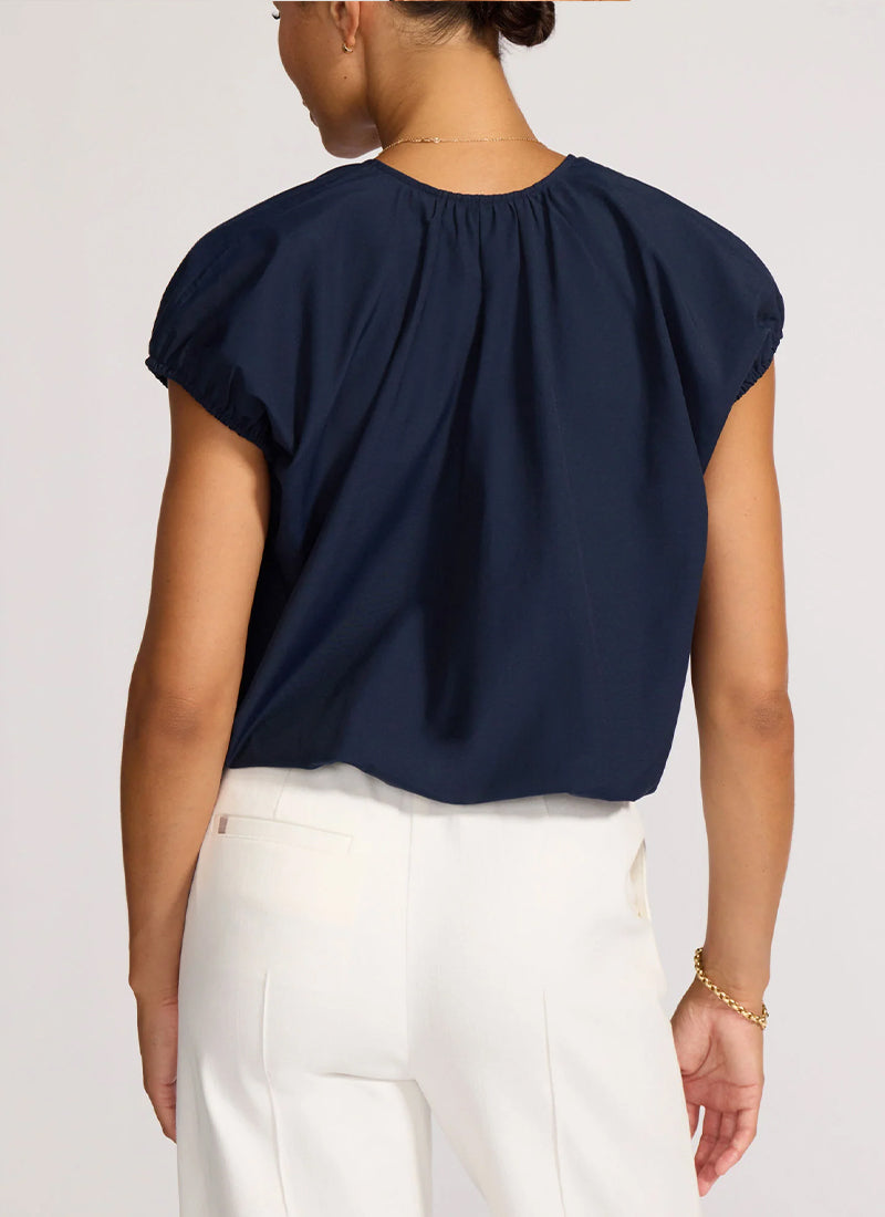Louie Top in navy by Brochu Walker