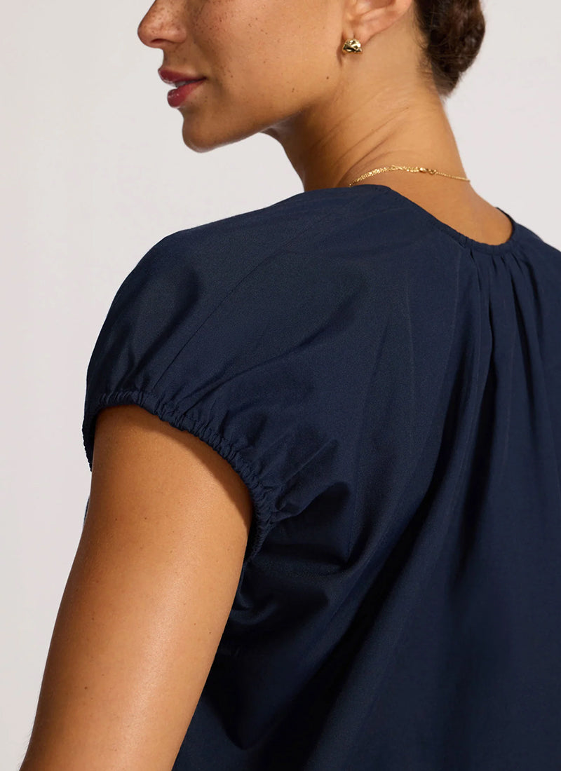 Louie Top in navy by Brochu Walker