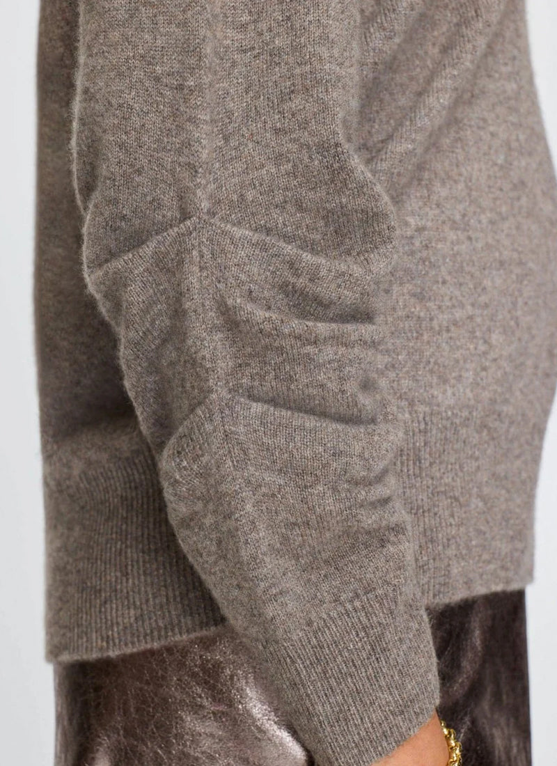 Ennes Rouched Cashmere Sweater