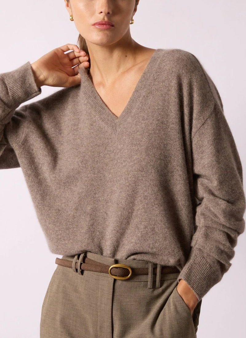Ennes Rouched Cashmere Sweater