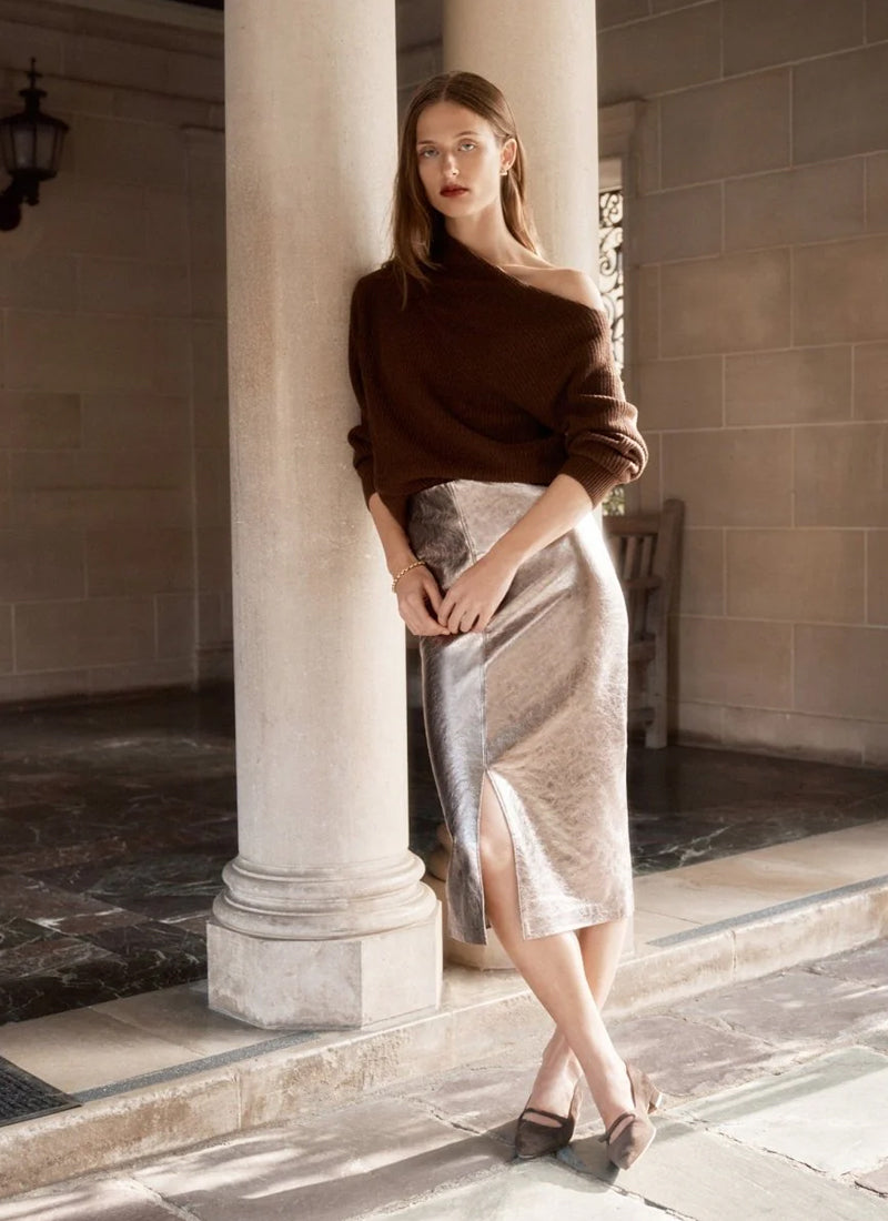 Brochu Walker Esme Metallic Skirt