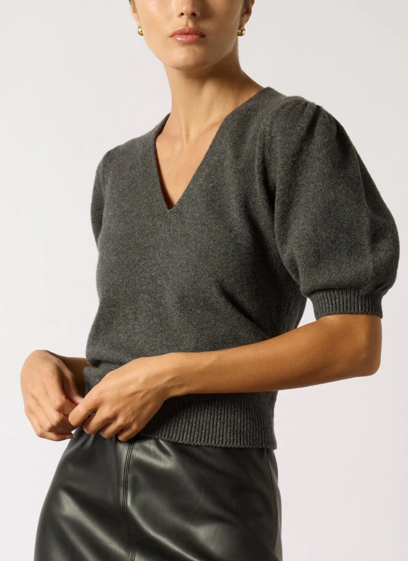 Havana Puffer Sleeve Sweater by Brochu Walker at Andrews
