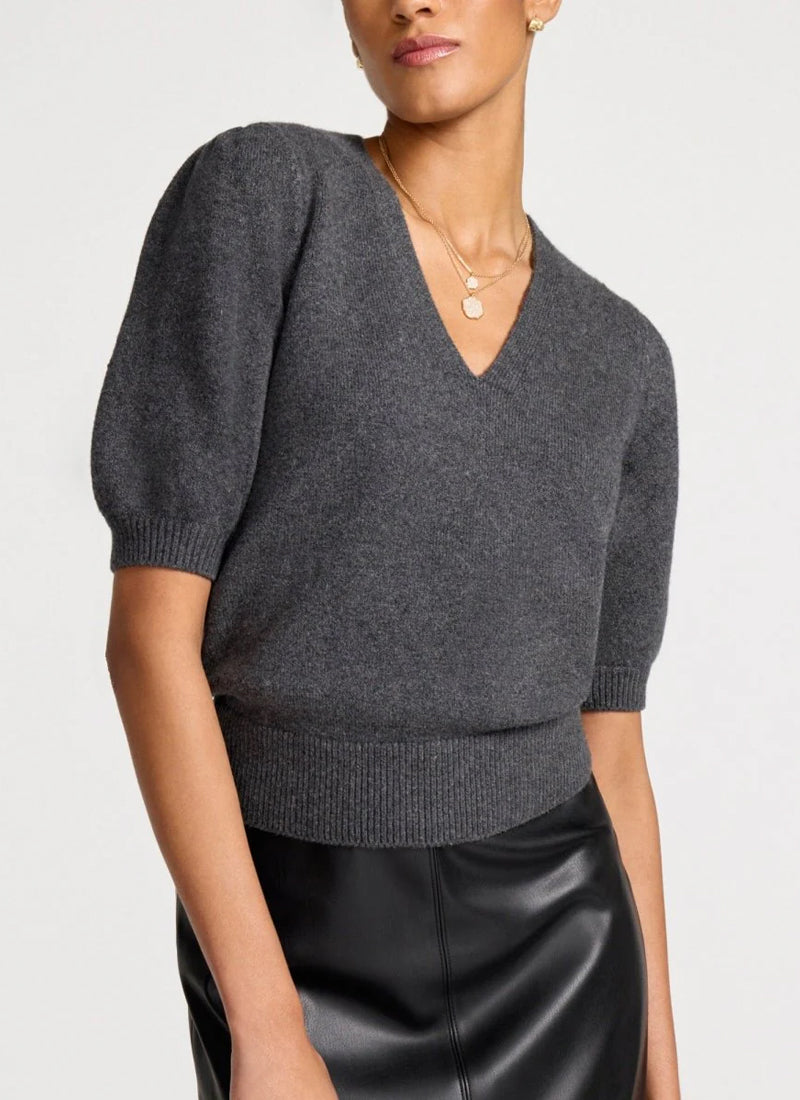Havana Puffer Sleeve Sweater by Brochu Walker at Andrews