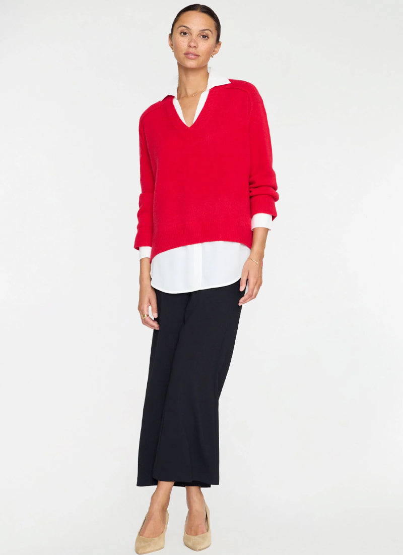 Brochu Walker The Looker Layered V-Neck Sweater