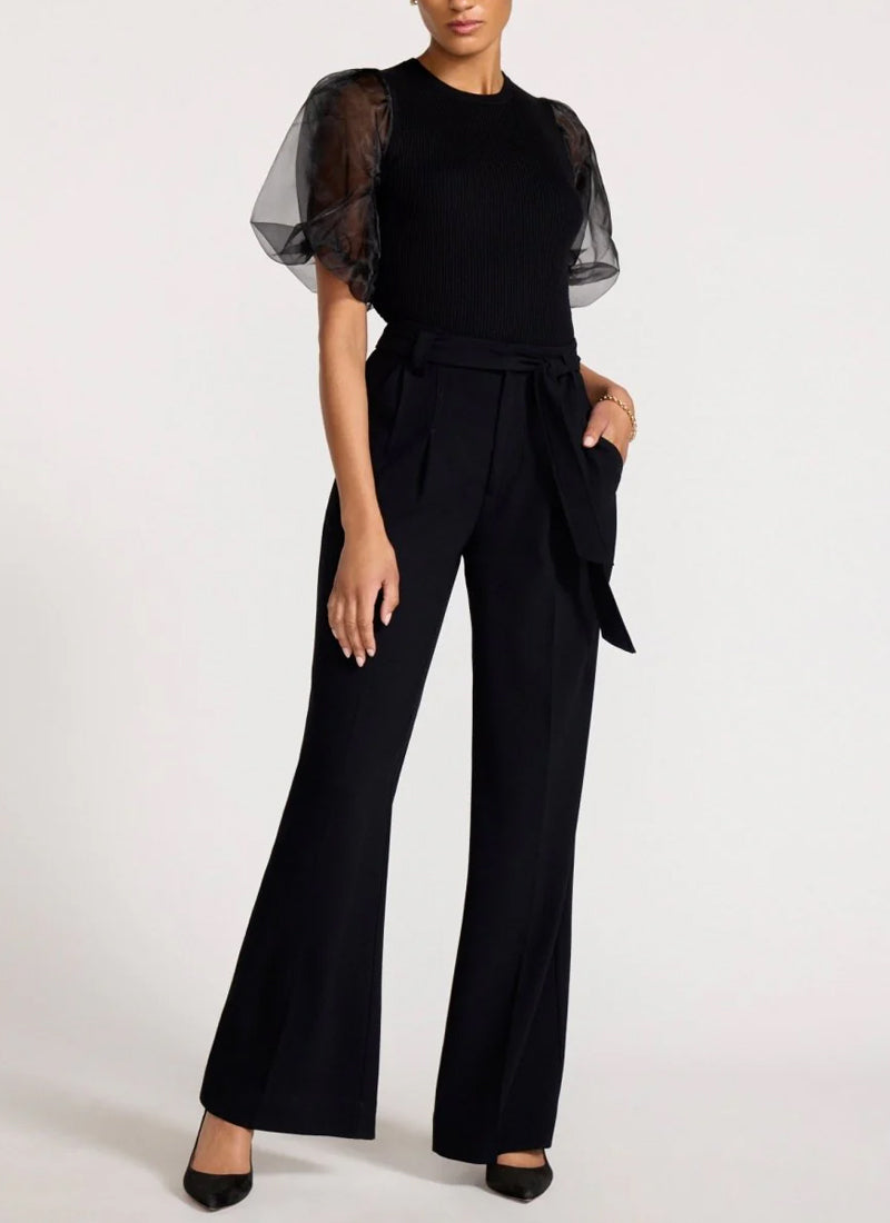 Marie Mesh Puffer Sleeve Top by Brochu Walker at Andrews