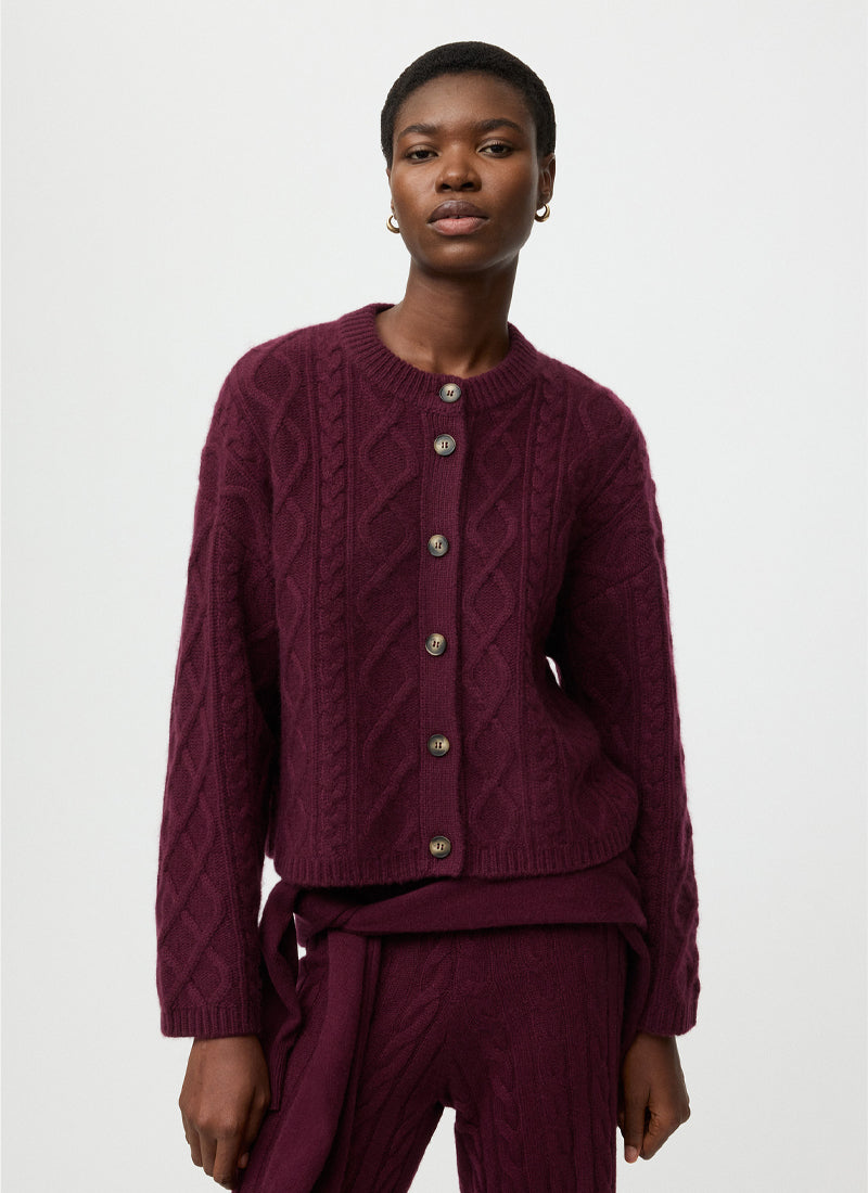 Cable Knit Cardigan