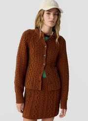 Cable Sculpted Cardigan