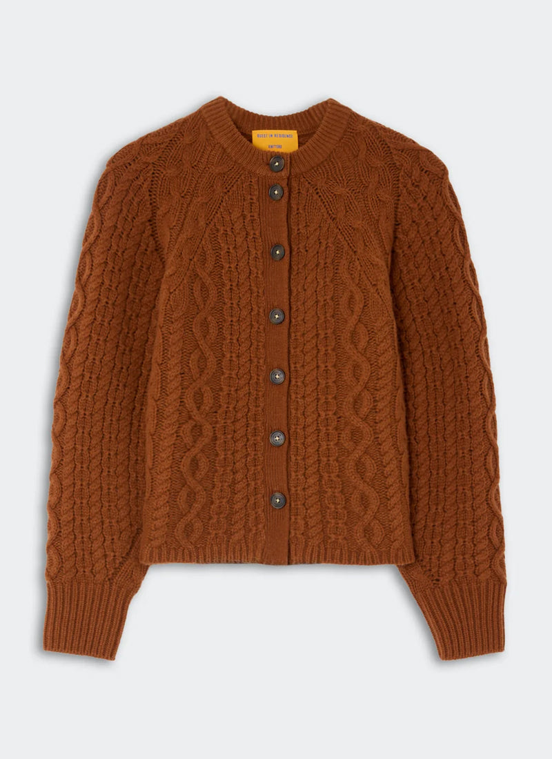 Cable Sculpted Cardigan