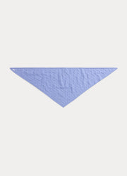 Cable Triangle Scarf