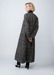 Caitlyn Check Extra Long Coat