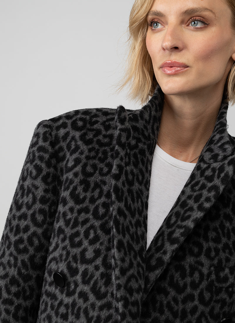 Caitlyn Leopard Extra Long Coat