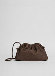 Calf Suede Mini Cloud Clutch