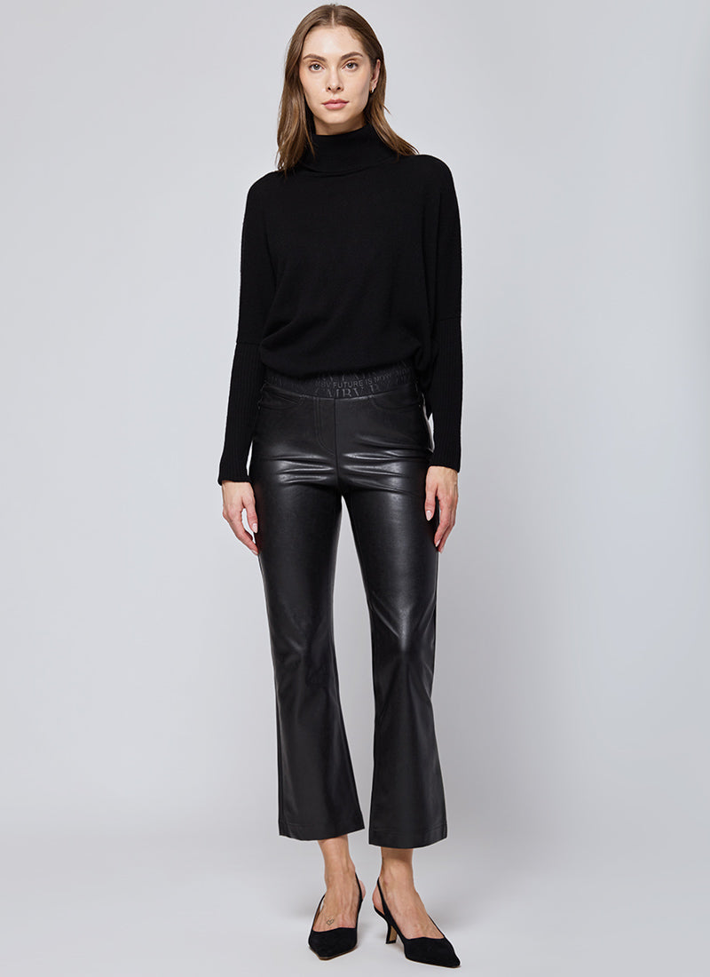 Cambio Felice Flared Faux Leather Pant