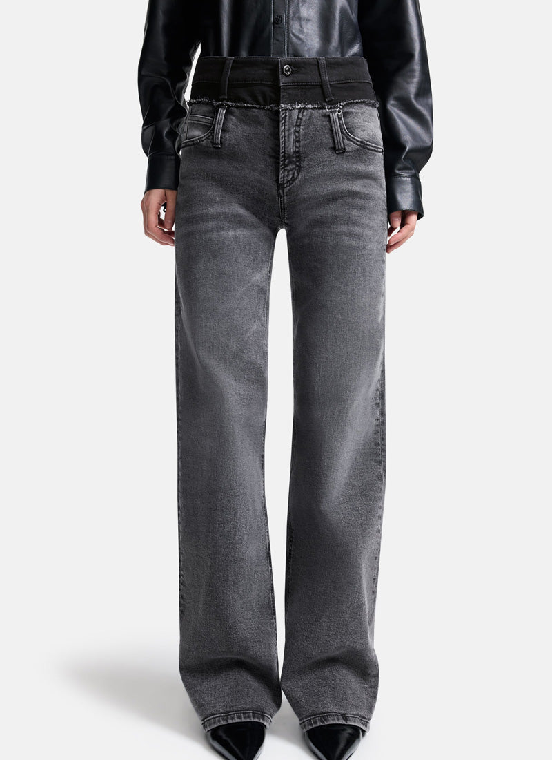 Cambio Shannen Double Waist Jeans