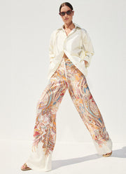Cambio Adrienne Faded Paisley Pant