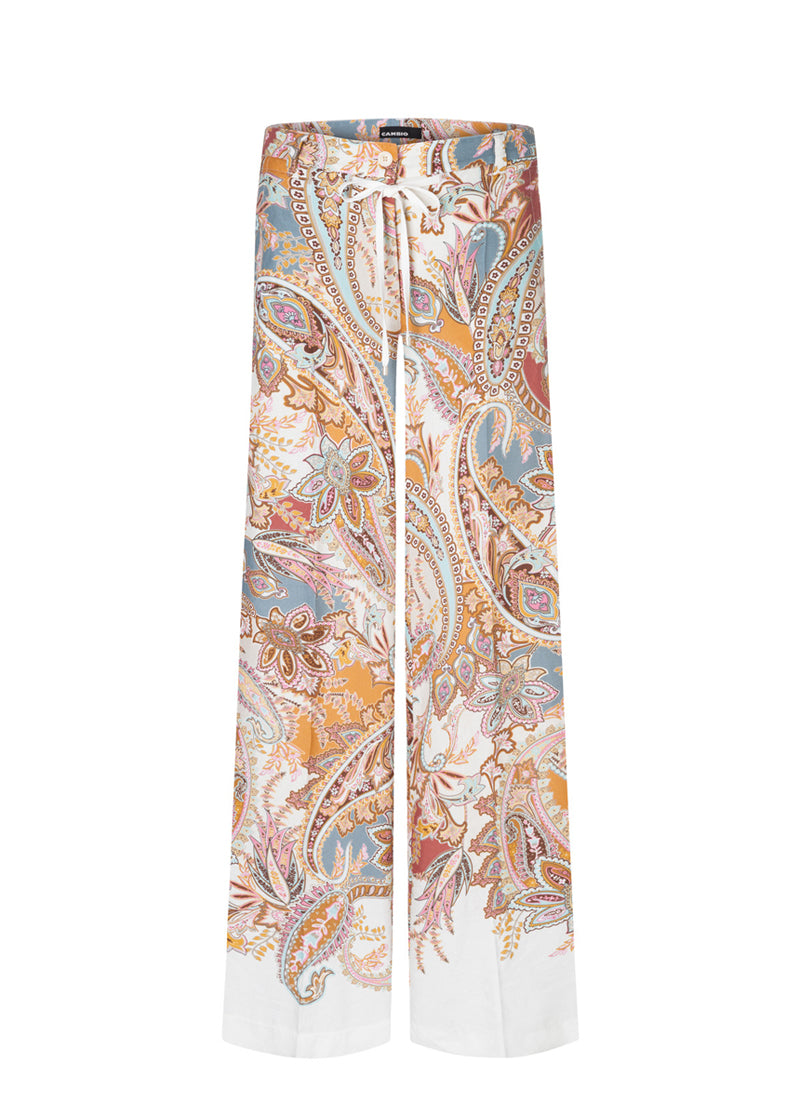 Cambio Adrienne Faded Paisley Pant