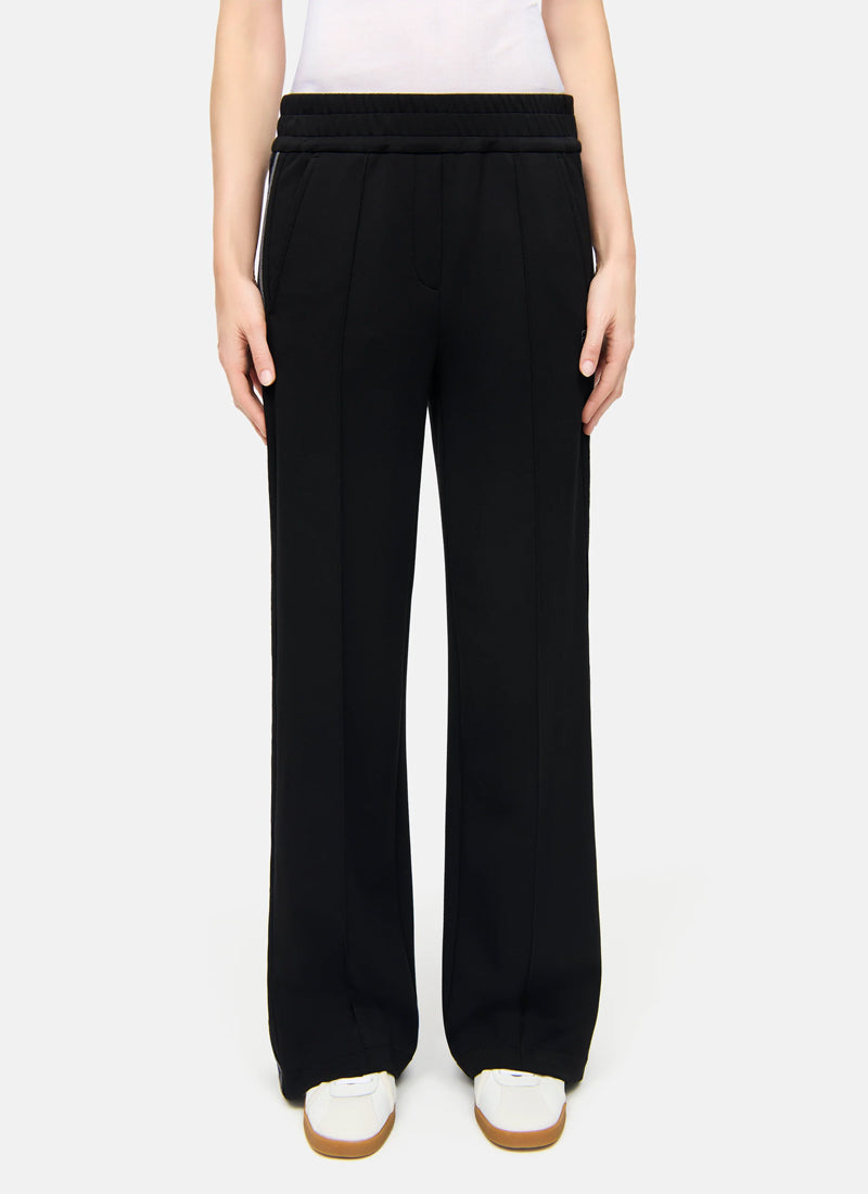 Amelia Side Stripe Zipper Jersey Pant by Cambio | Andrews