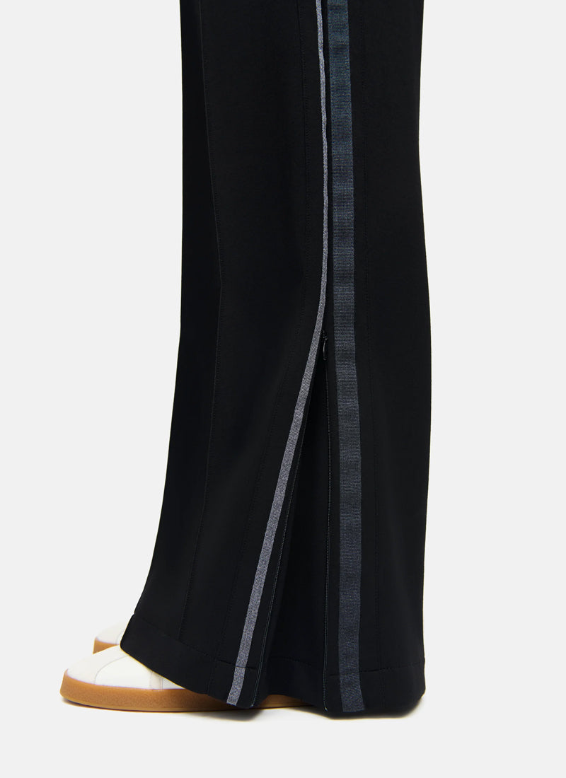 Cambio Amelia Side Stripe Zipper Jersey Pant