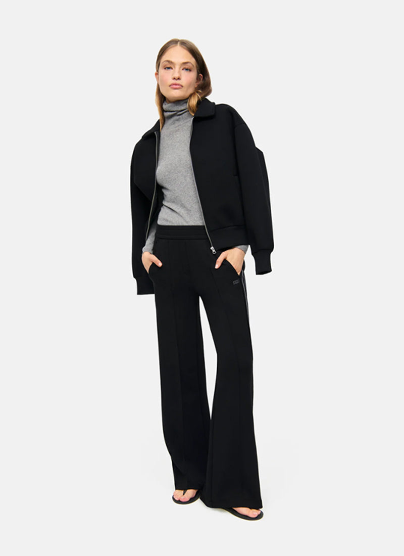 Cambio Amelia Side Stripe Zipper Jersey Pant
