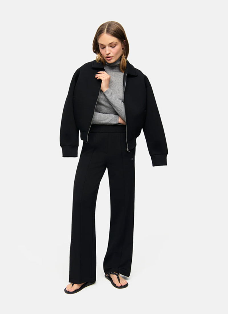 Cambio Amelia Side Stripe Zipper Jersey Pant