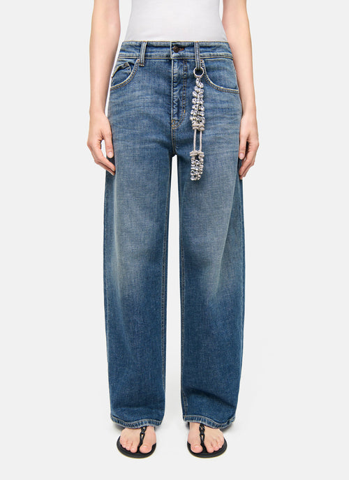  Crystal Chain Baggy Fit Jeans by Cambio at Andrews 