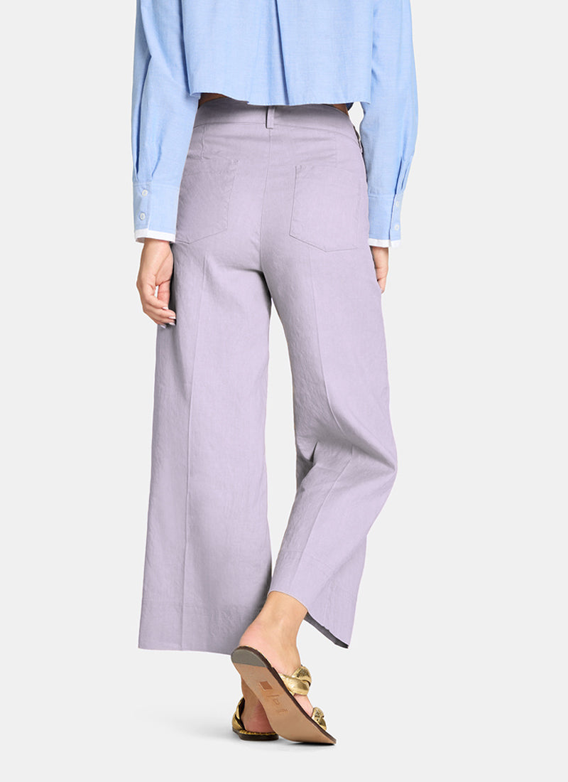 Cambio Cara Linen Wide Leg Pant