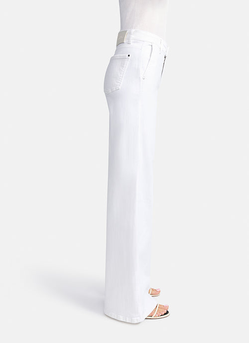 Cambio Alek Crop Wide Aline Jeans