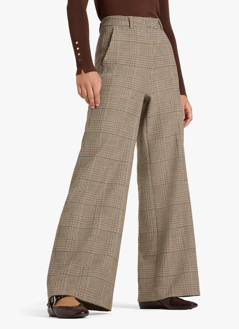 Alexis Woven Glencheck Pant