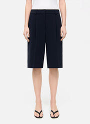 Cambio Anna Crepe Bermuda Shorts