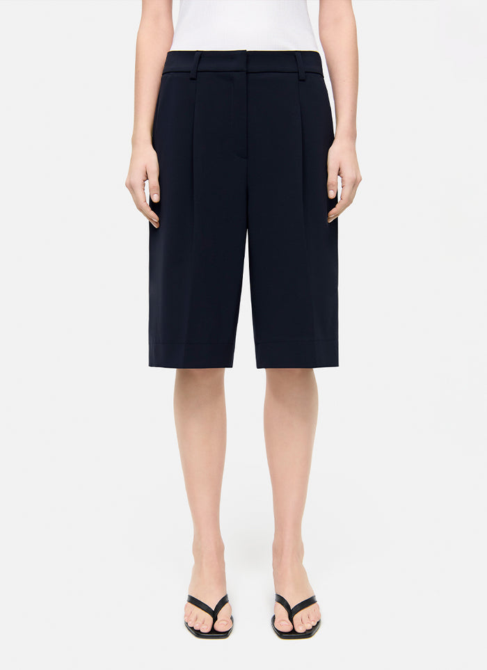 Cambio Anna Crepe Bermuda Shorts