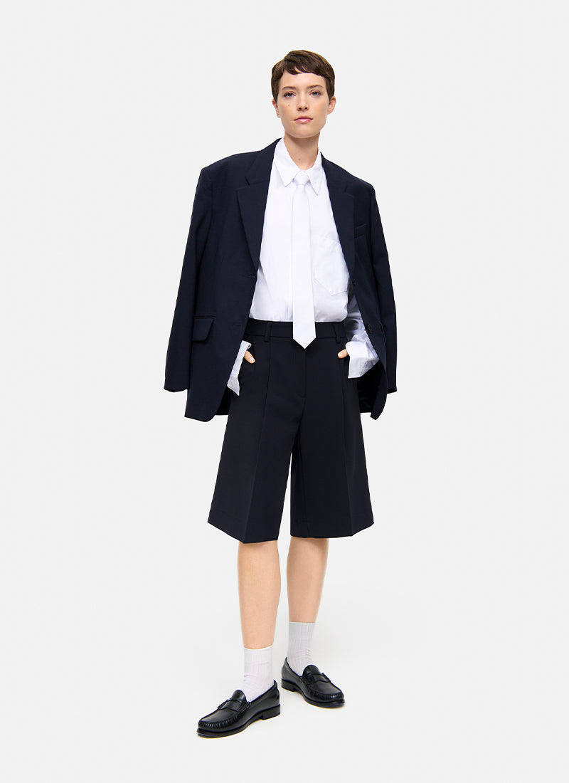 Cambio Anna Crepe Bermuda Shorts